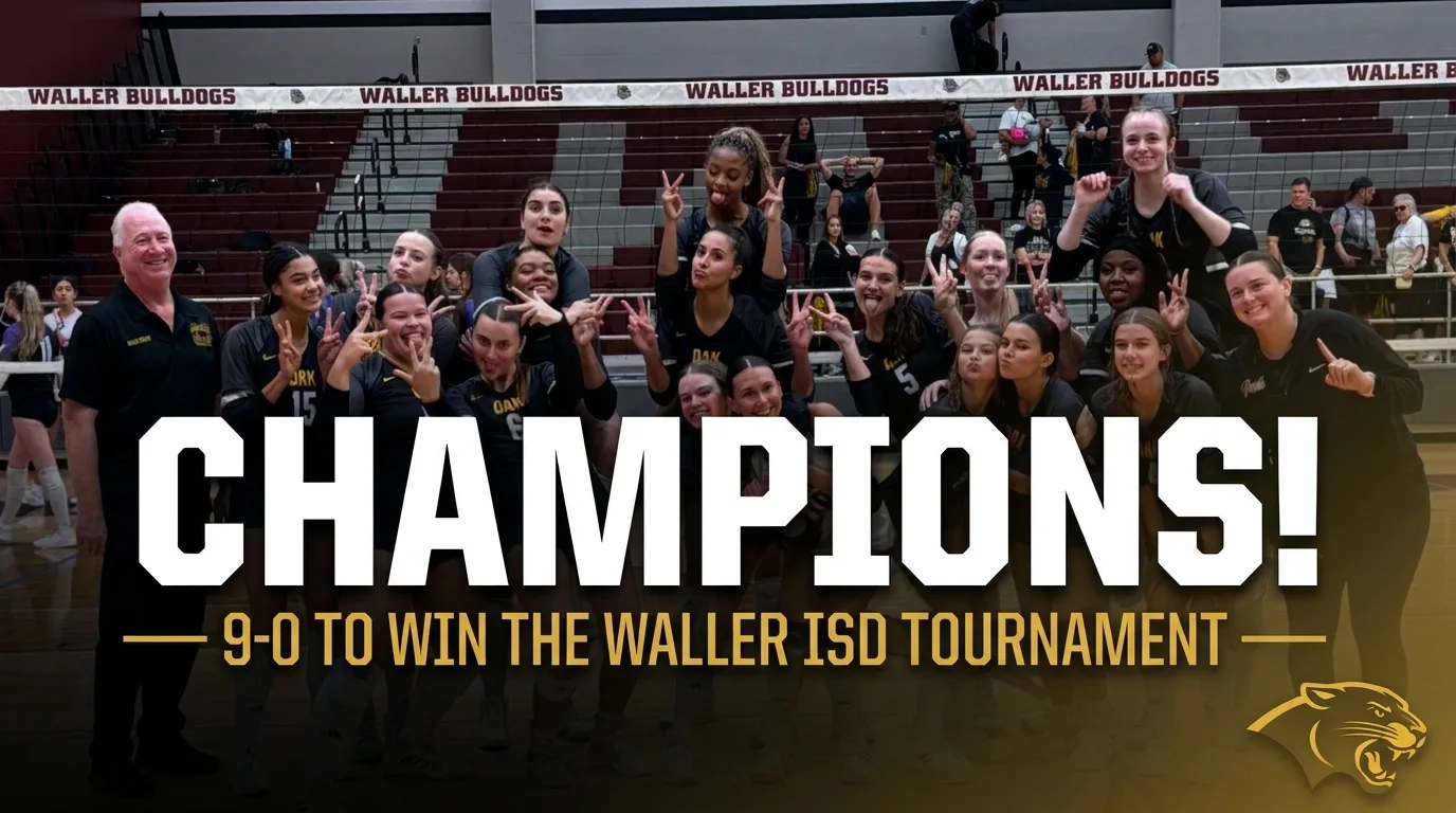 Champions — 9-0 to win the Waller ISD tournament
