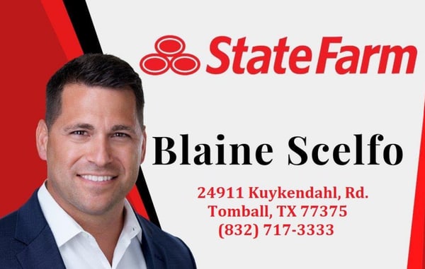 Blaine Scelfo, State Farm agent in Tomball, logo