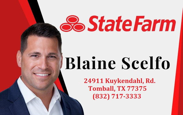 Blaine Scelfo, State Farm agent in Tomball, logo